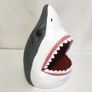 (RARE) Jaws Great White Shark Handpainted Ceramic Figure